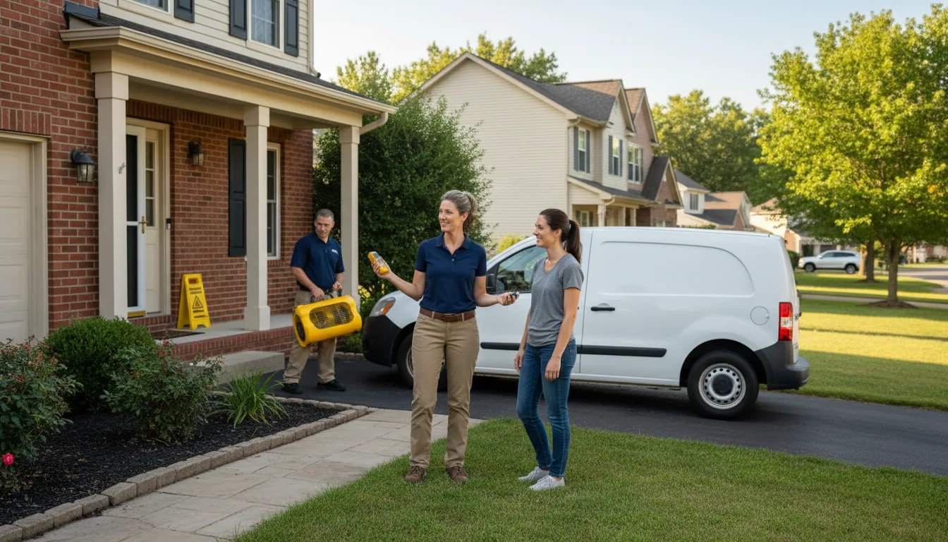 Water restoration image for Fire And Smoke Damage Restoration in Summerfield, OH
